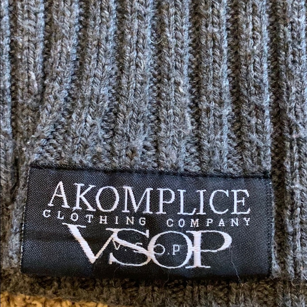 Dark grey cardigan Akomplice Clothing Company. - Picture 4 of 4